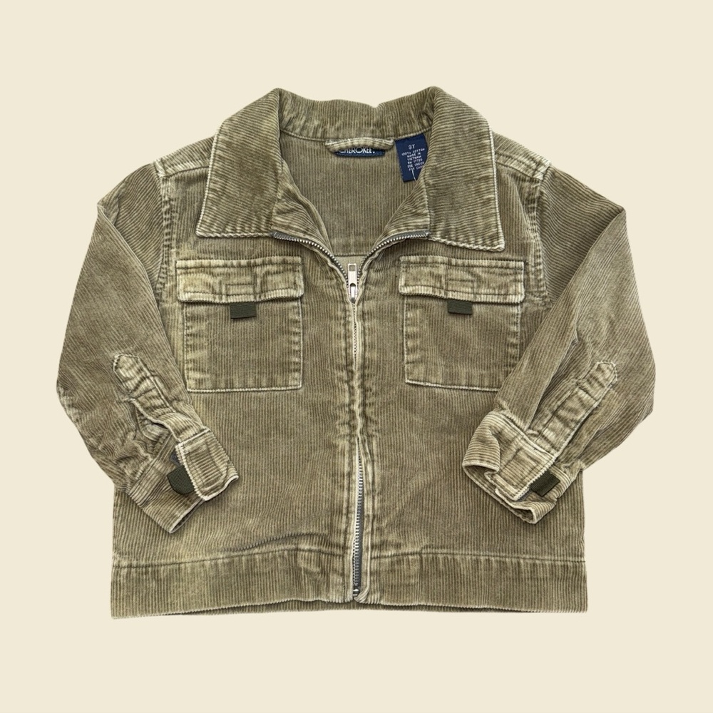 Cherokee Kids Corduroy Jacket - Olive